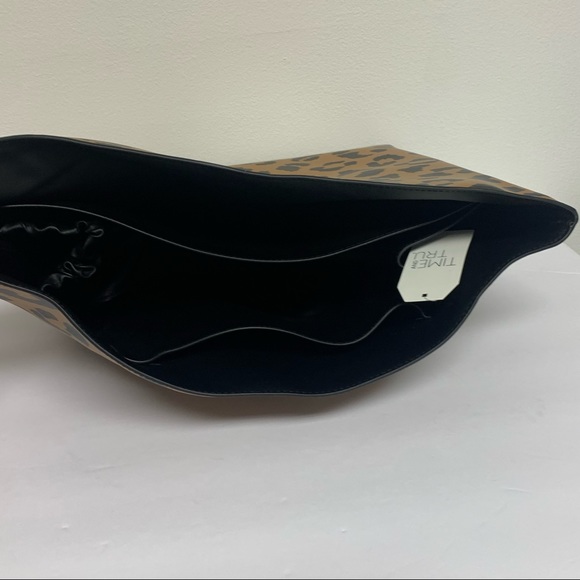 NEW Time and Tru 13" X 10.5" X 5" Cheetah Handbag Organizer Insert NWT - Picture 5 of 6